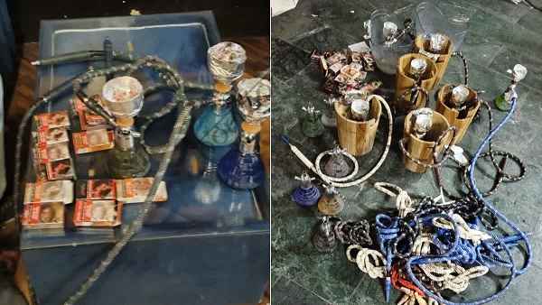 उदयपुर न्यूज़: चार रेस्टोरेंट्स में हुक्का बार का खुलासा, पुलिस रेड में 26 हुक्के और नशीले फ्लेवर बरामद