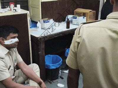 उदयपुर न्यूज़: हाईवे पर बदमाशों ने पुलिस टीम पर किया हमला, तलवार और चाकू के वार से तीन घायल