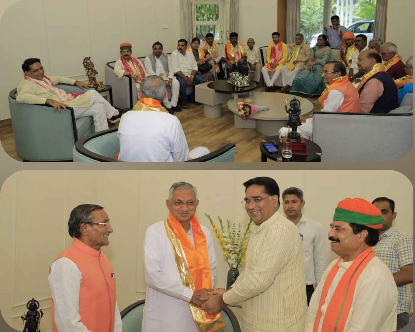 राजस्थान न्यूज़: राजस्थान एवं गुजरात के जल संसाधन मंत्रियों की सौहार्दपूर्ण भेंट – जनकल्याण एवं सहकार्य की दिशा में महत्वपूर्ण संवाद