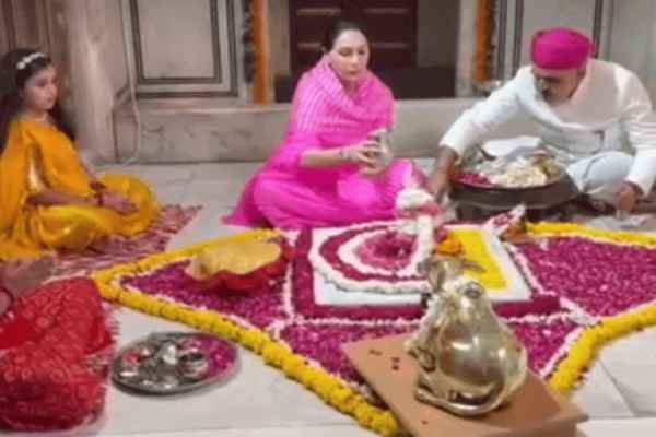राजस्थान न्यूज़: श्रावण मास की शुरुआत पर दीया कुमारी ने सिटी पैलेस में किया रुद्राभिषेक, प्रदेशवासियों के लिए मांगा महादेव से आशीर्वाद