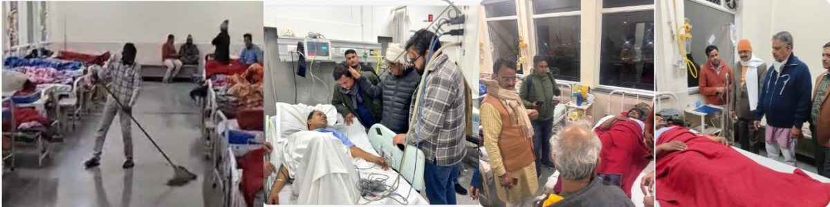 राजस्थान न्यूज़: जयपुरिया हॉस्पिटल में वीआईपी विजिट के दौरान घायलों के परिजन बाहर निकाले गए, पुलिस पर आरोपियों को बचाने के आरोप