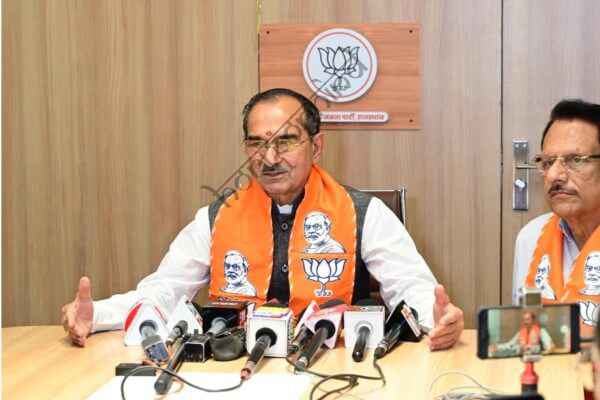 राजस्थान न्यूज़: भाजपा प्रदेश अध्यक्ष मदन राठौड़ का कांग्रेस पर हमला: देश की छवि खराब कर रही कांग्रेस, गहलोत के बयान देशहित के खिलाफ