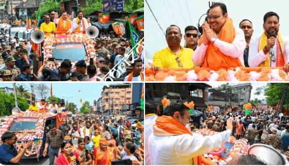 राष्ट्रीय न्यूज़: बंगाल की राजनीति में गूंजा राजस्थान: सिलीगुड़ी रोड शो से मुख्यमंत्री भजनलाल शर्मा का शक्ति प्रदर्शन