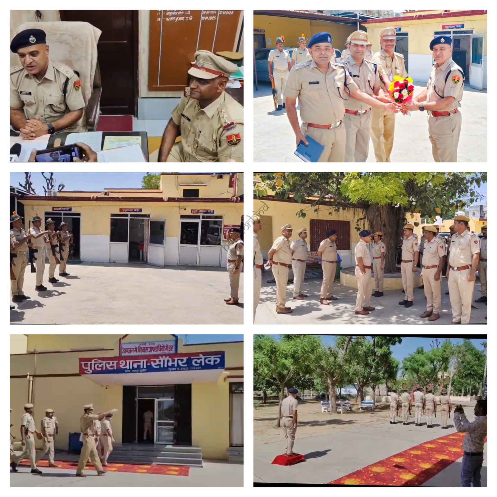 राजस्थान न्यूज़: सांभर, फुलेरा व नरेना थानों का जयपुर ग्रामीण एसपी हनुमान प्रसाद ने किया निरीक्षण, व्यवस्थाओं पर जताया संतोषजनक