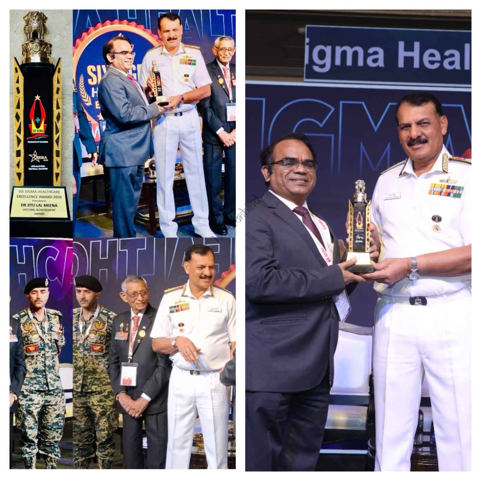 राष्ट्रीय न्यूज़: डॉ जीतू लाल मीणा को स्वास्थ्य सेवाओं हेतु लाइफ टाइम अचीवमेंट सम्मान 