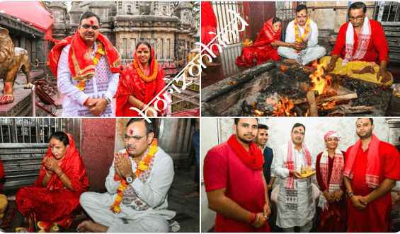 राष्ट्रीय न्यूज़: मुख्यमंत्री भजनलाल शर्मा ने परिवार सहित मां कामाख्या देवी के किए दर्शन, प्रदेश की खुशहाली की कामना