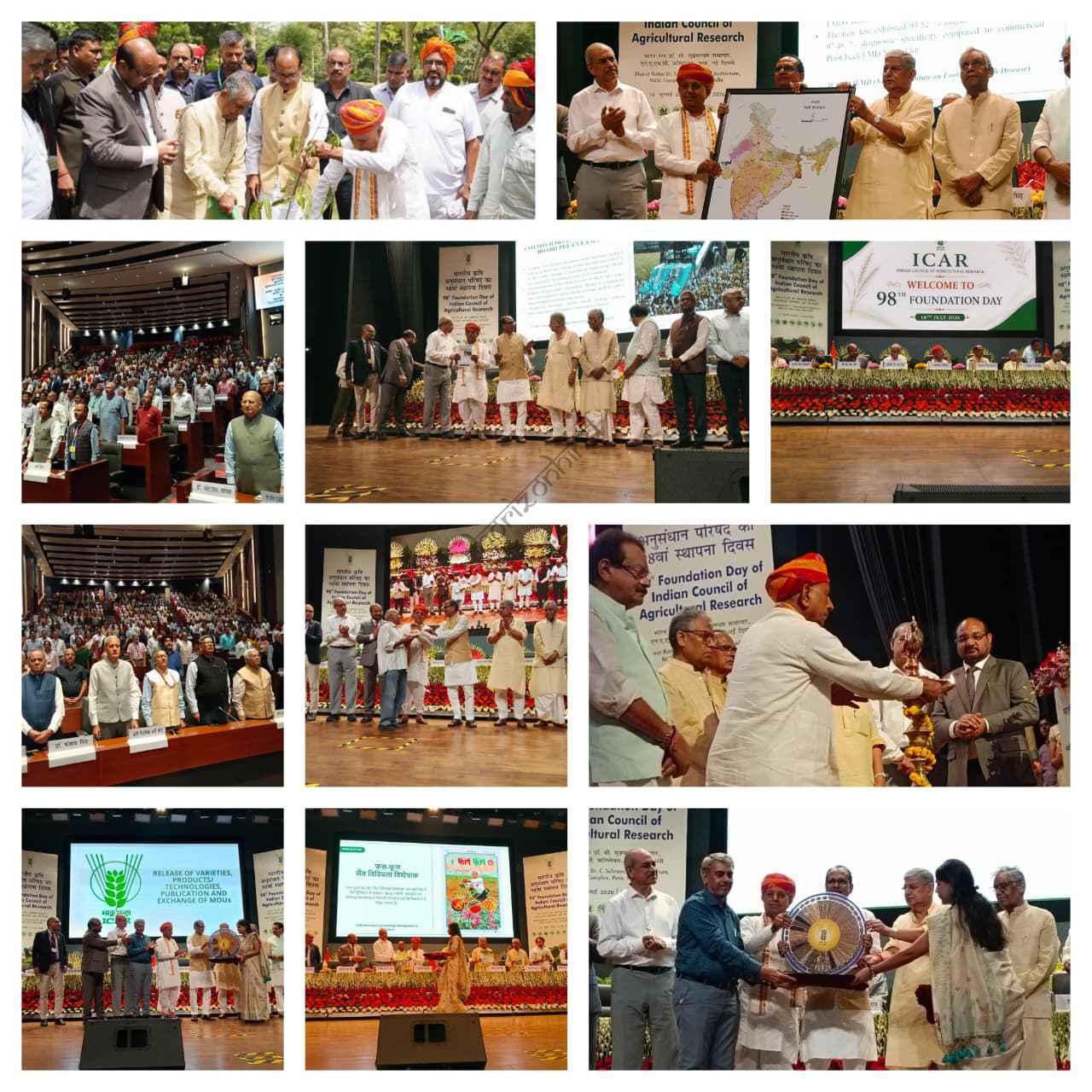 राष्ट्रीय न्यूज़: कृषि अनुसंधान का लाभ अंतिम पंक्ति के किसान तक पहुँचाना सरकार की प्राथमिकता : भागीरथ चौधरी
