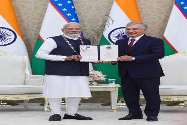 अंतर्राष्ट्रीय न्यूज़: उज्बेकिस्तान ने पीएम मोदी को दिया सर्वोच्च राज्य सम्मान, मिला 36 वां अंतरराष्ट्रीय सम्मान