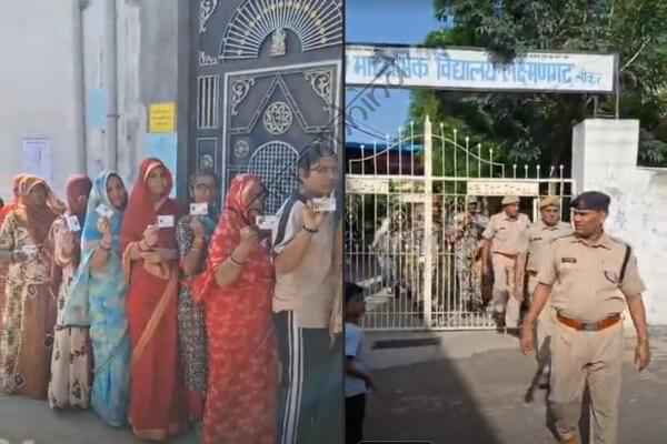 राजस्थान न्यूज़: लक्ष्मणगढ़ में मतदान के बीच बवाल: भाजपा नेता मनोज शर्मा पर हमले का आरोप, बूथ के बाहर नारेबाजी, अतिरिक्त पुलिस बल तैनात